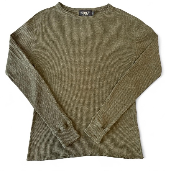 Ralph Lauren Double RL Other - Ralph Lauren Double RL Olive Long Sleeve Tee